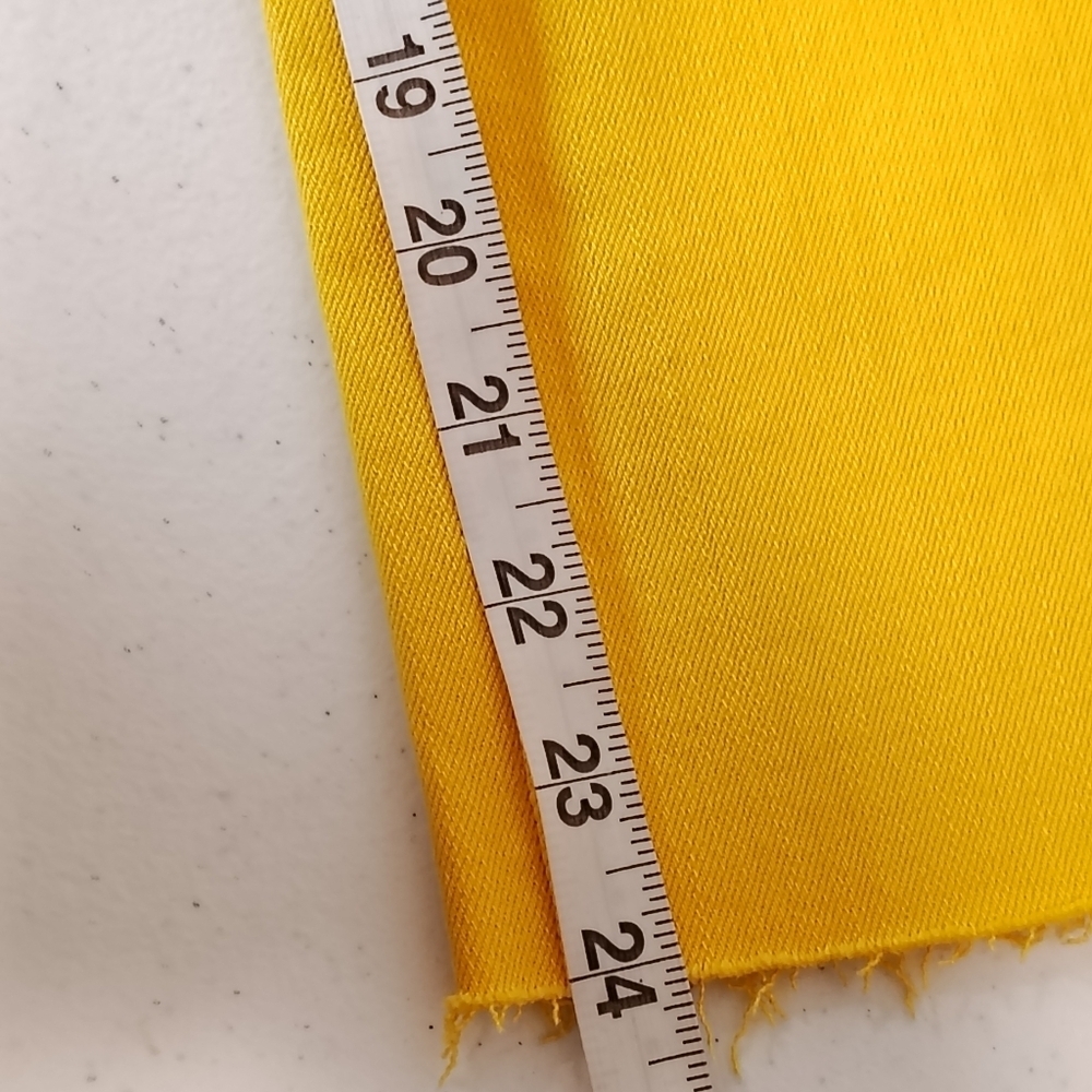 JUDY BLUE Bright Yellow Braided Waist Wide Cropped Denim Jeans SIZE 3/26 Artsy - Picture 11 of 11
